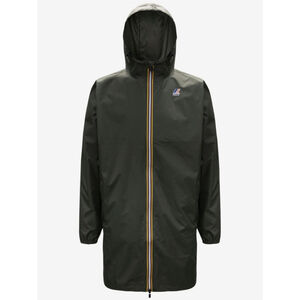 K-Way Eiffel Black Torba Unisex Waterproof Packable Long Rain Jacket L
